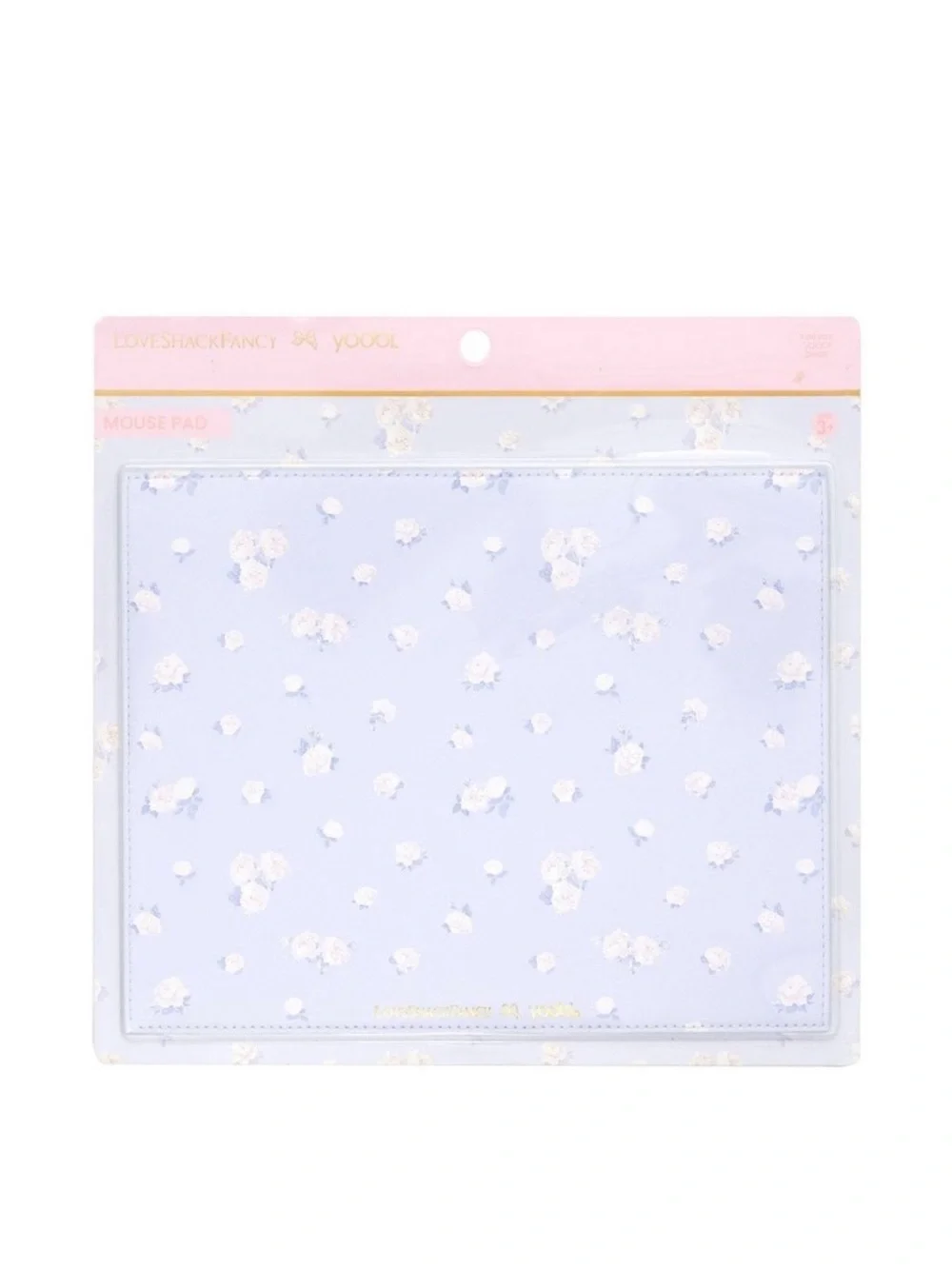 LoveShackFancy Yoobi Everblooming Rosettes Ditsy Backpack Set Mousepad, Tech bag